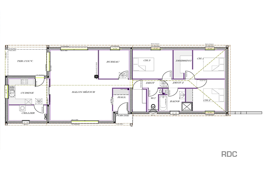 Plan de la maison