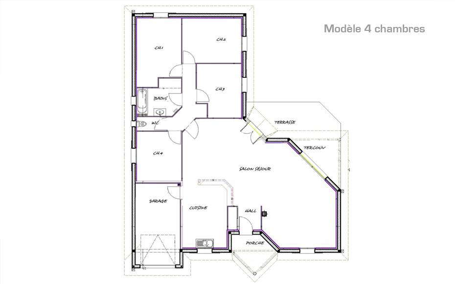 Plan de la maison