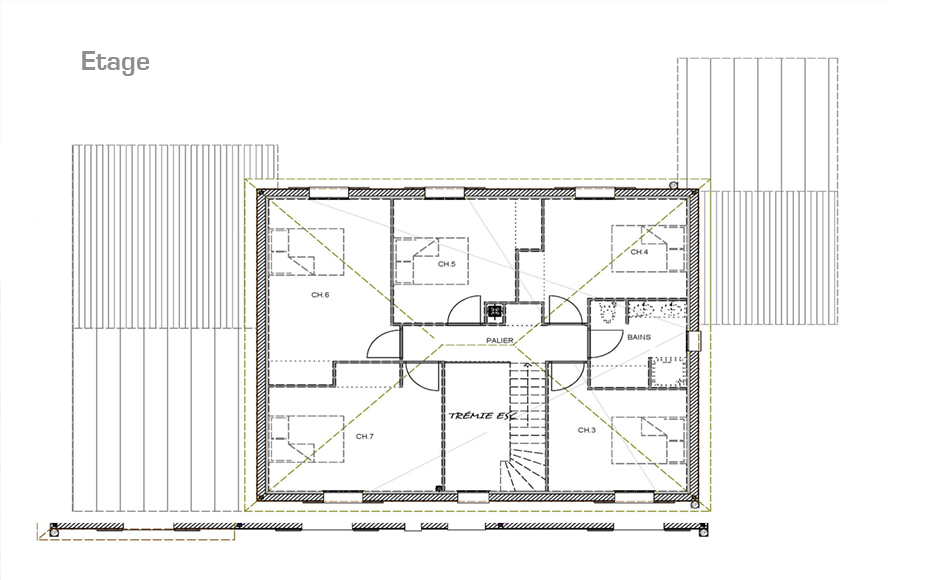 Plan de la maison Etage / Sous Sol