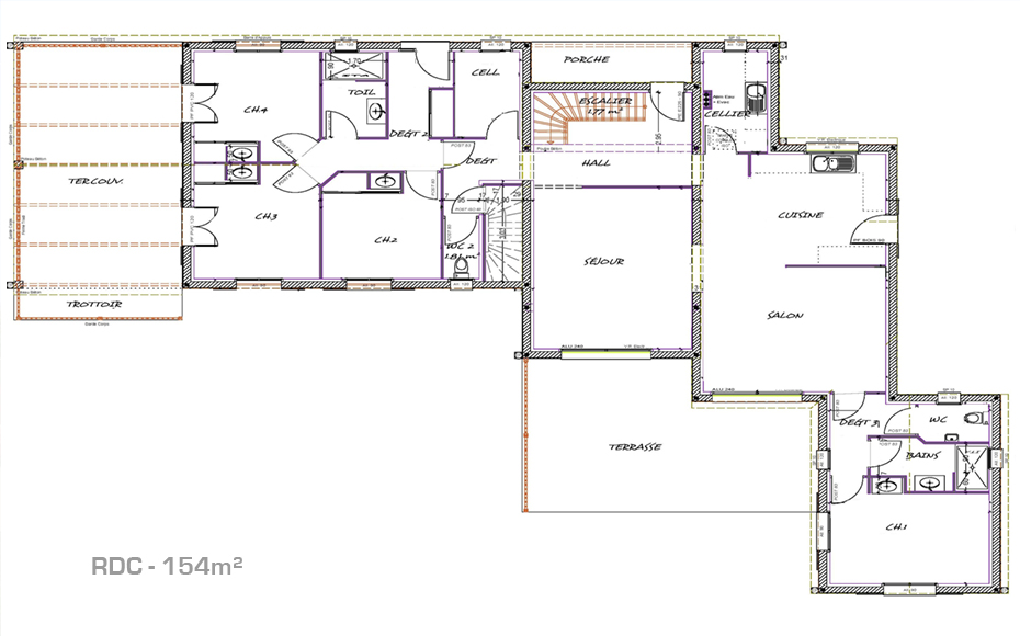 Plan de la maison