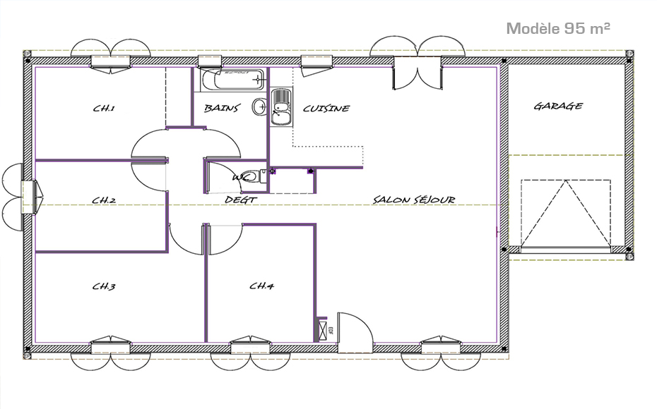Plan de la maison