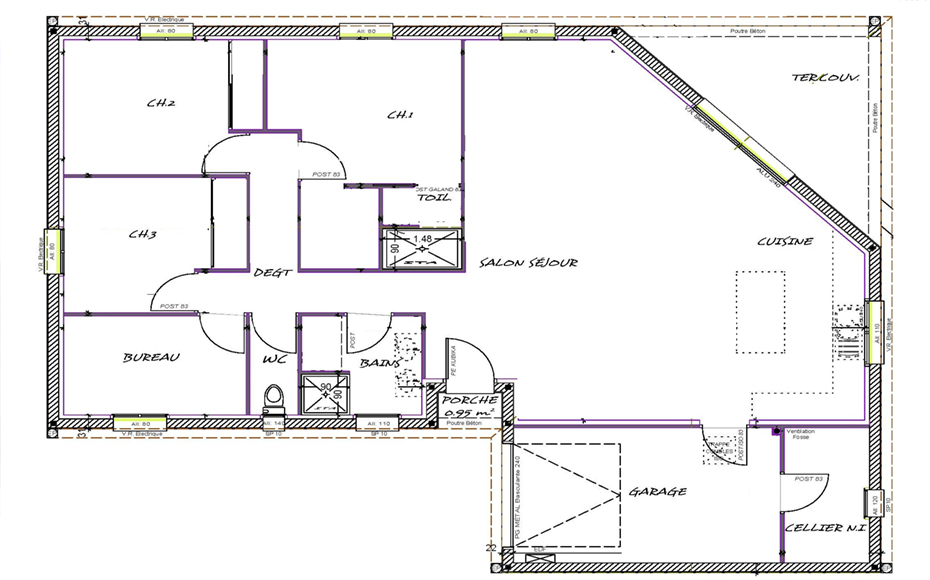 Plan de la maison