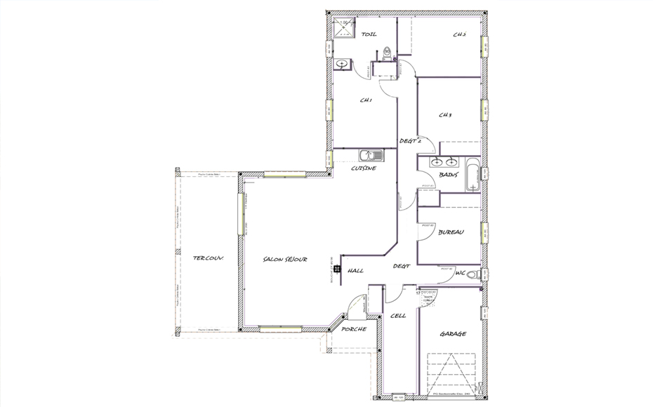 Plan de la maison