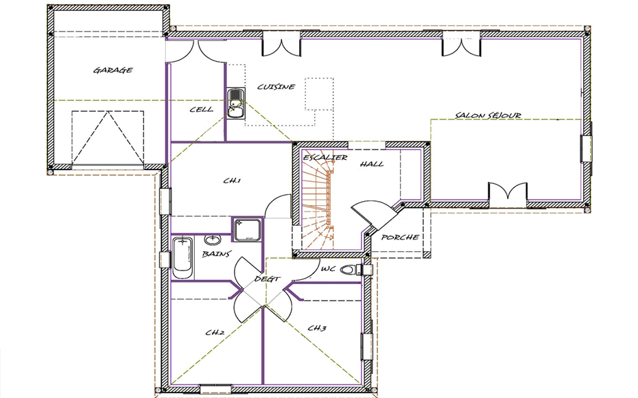 Plan de la maison