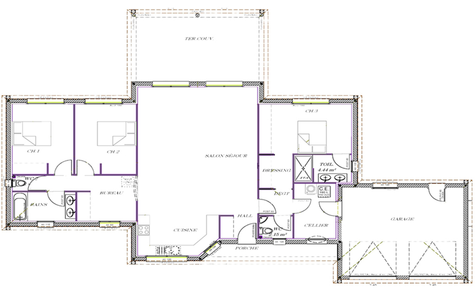Plan de la maison