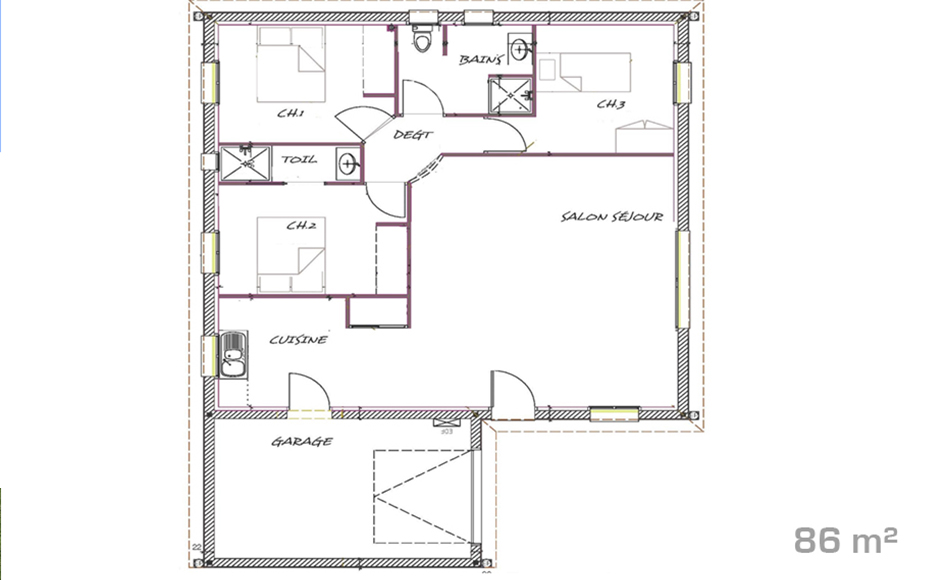 Plan de la maison
