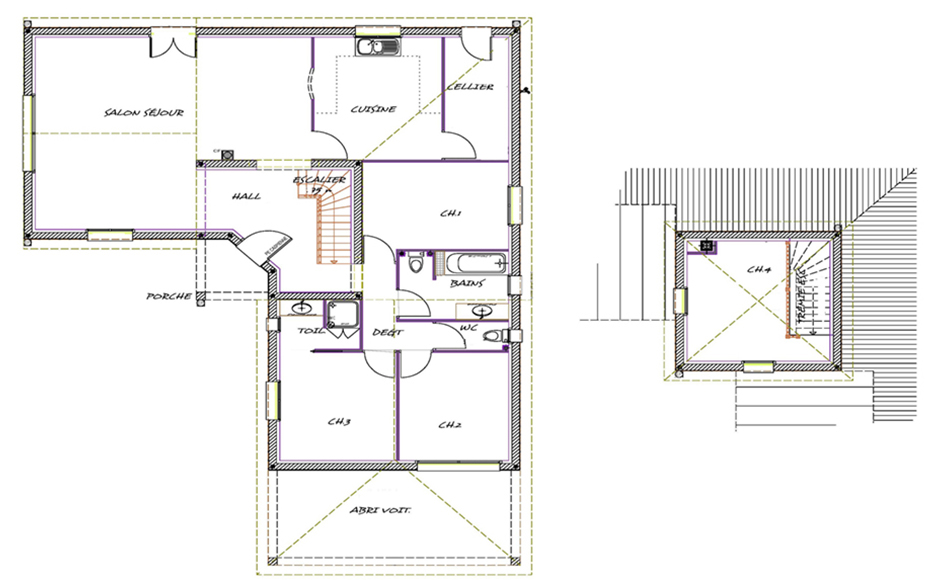 Plan de la maison
