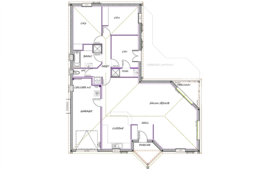 Plan de la maison