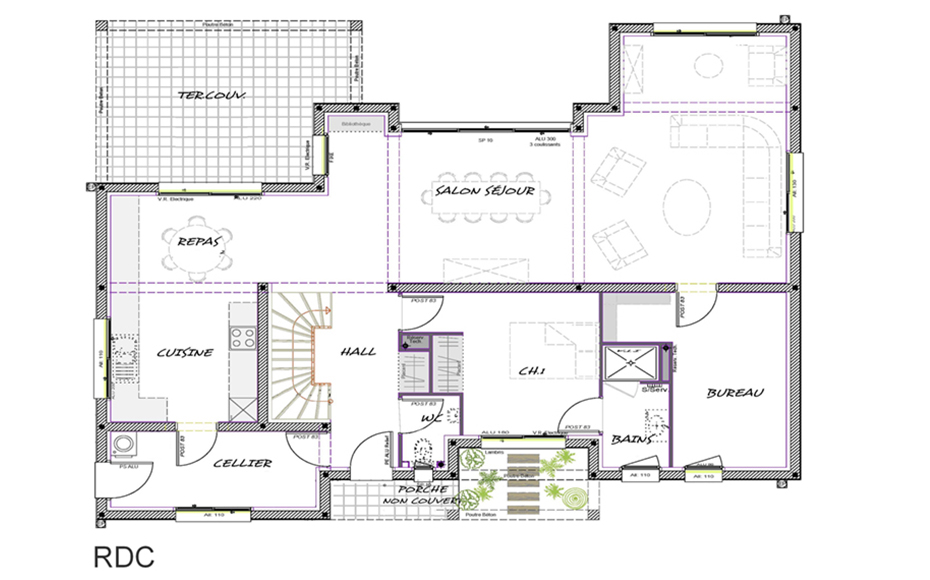 Plan de la maison