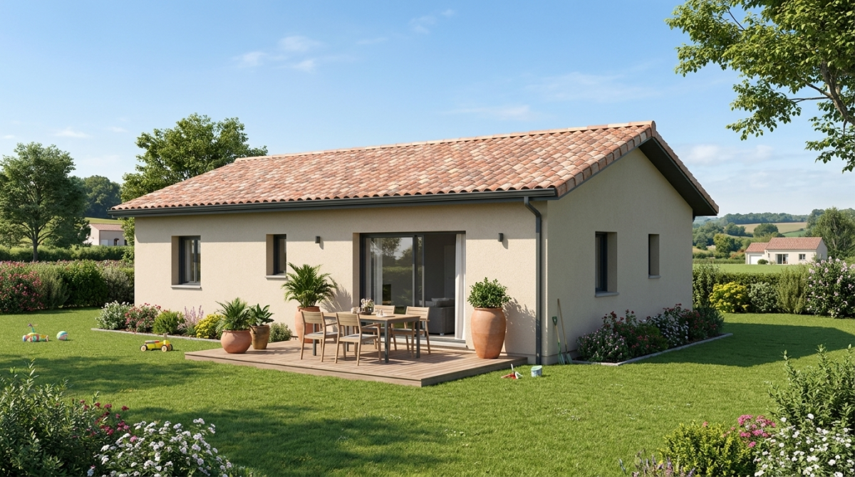 Maison 2 chambres en Dordogne avec terrasse