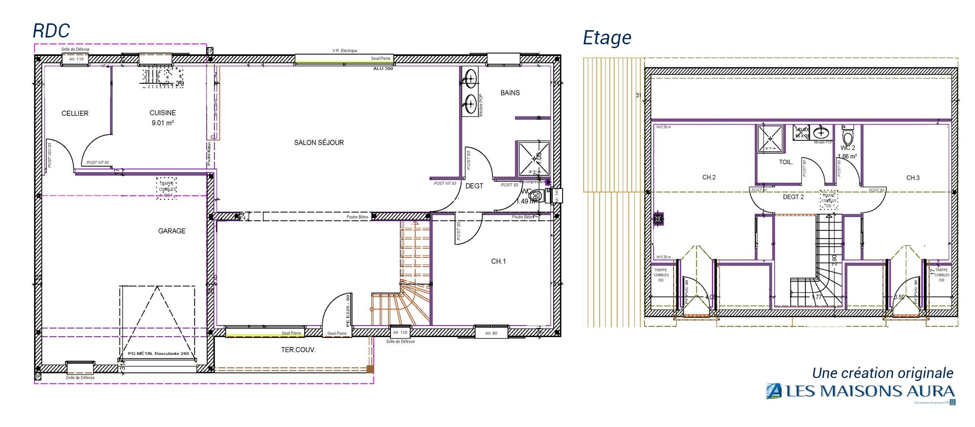 Plan de la maison