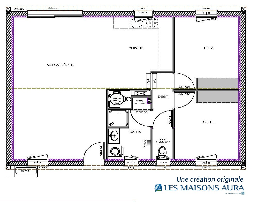 Plan de la maison