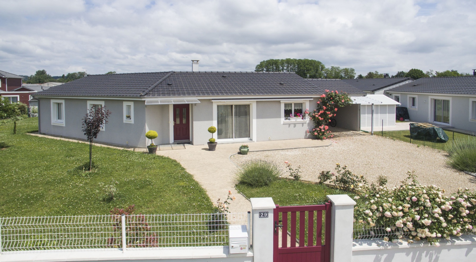 Maison contemporaine avec 2 terrasses à Bergerac